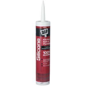 DAP Kitchen and Bath Silicone Sealant White 290ml DAP Kitchen and Bath Silicone Sealant White 290ml